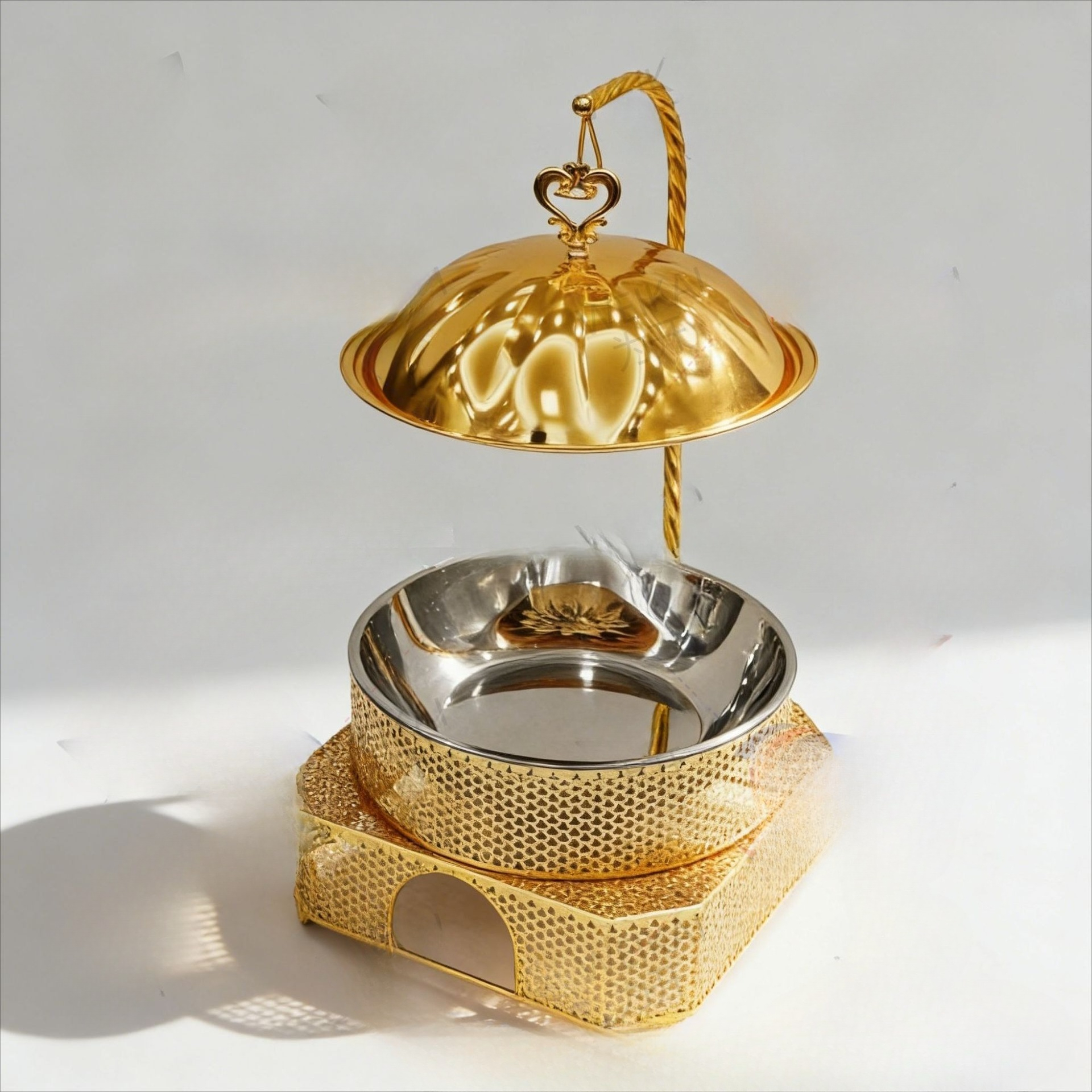 Wedding Alcohol Supply - Supply Golden Buffet Stove Luxury Round