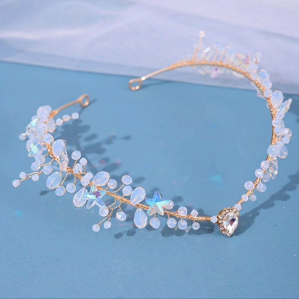 Bridal Hairband Triangular Cry - Wedding Party Supply avis et prix