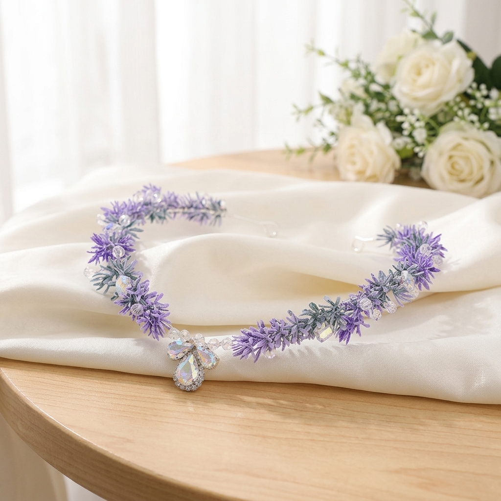 Bridal Hairband Triangular Cry - Wedding Party Supply avis et prix