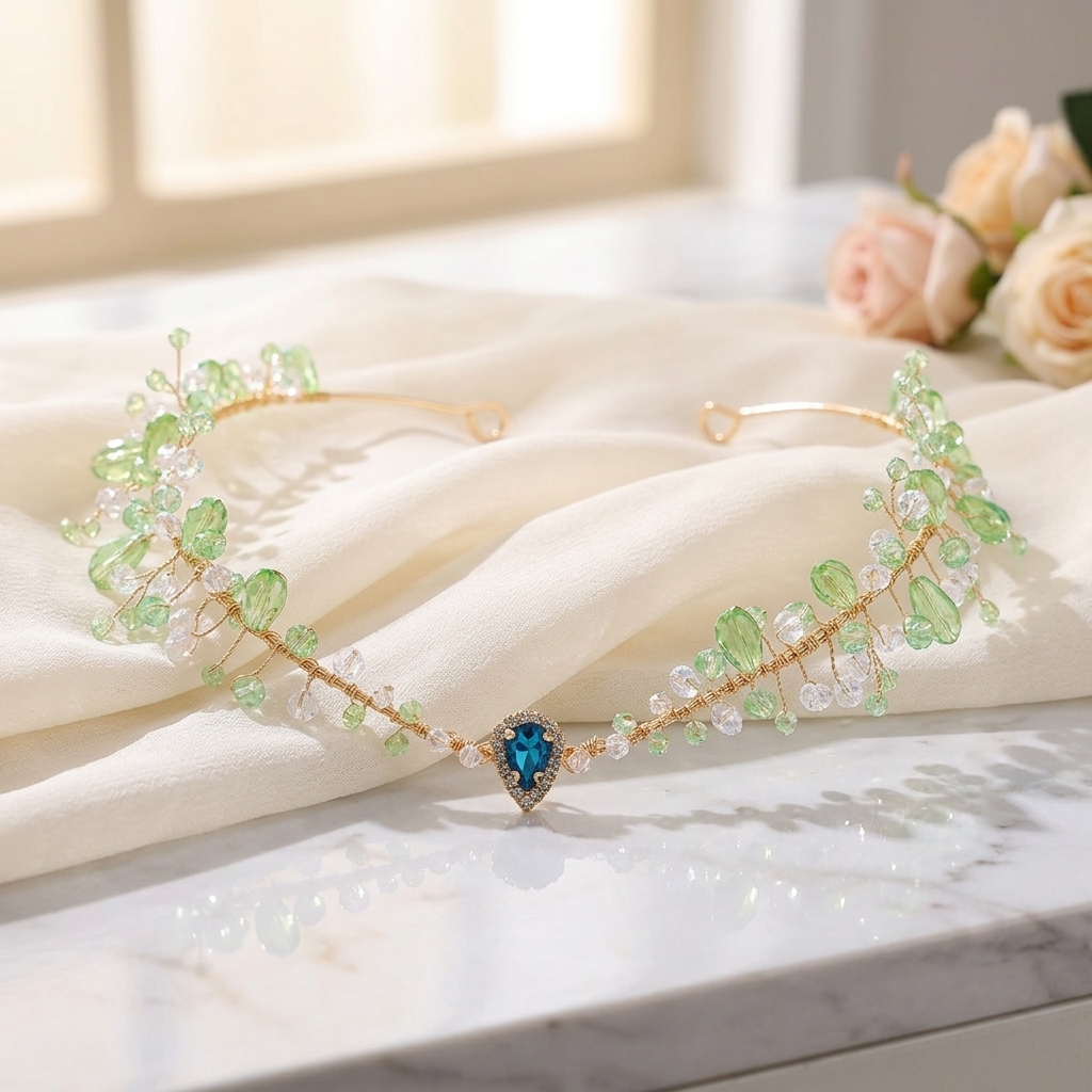 Bridal Hairband Triangular Cry - Wedding Party Supply avis et prix
