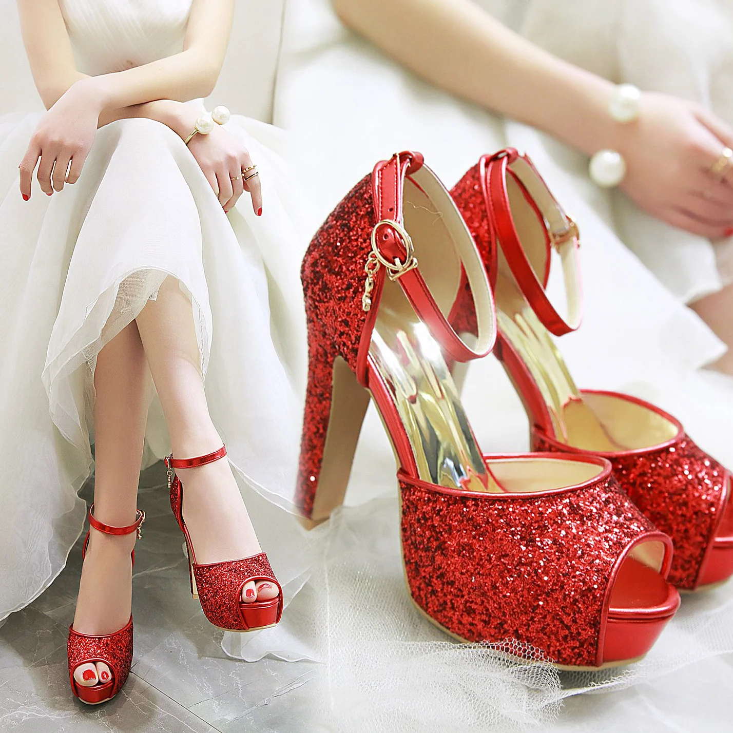 Silver Summer Women High Heel  - Wedding Fx avis et prix