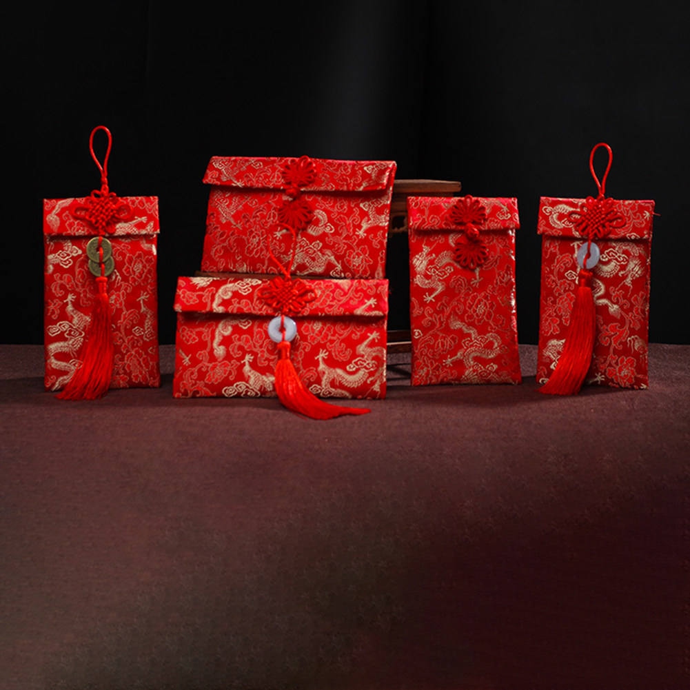Chinese Style Brocade Red Enve - Wedding Envelopes avis et prix