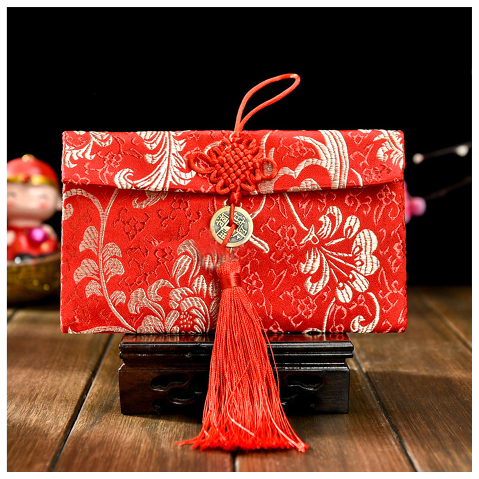 Chinese Style Brocade Red Enve - Wedding Envelopes avis et prix
