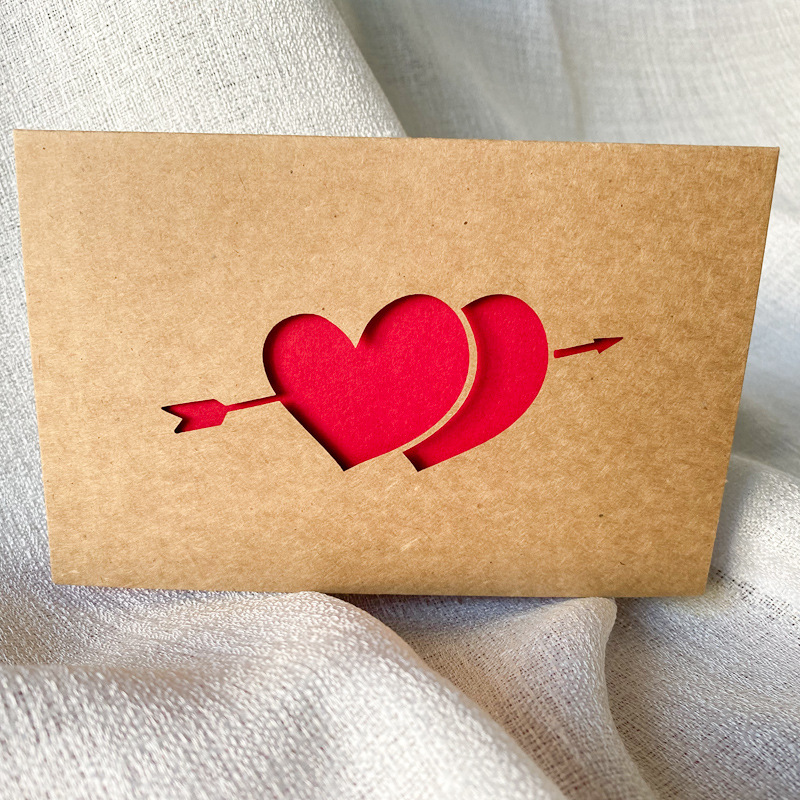 Love Gift Cards Red Kraft Pape - Wedding Supply Business avis et prix