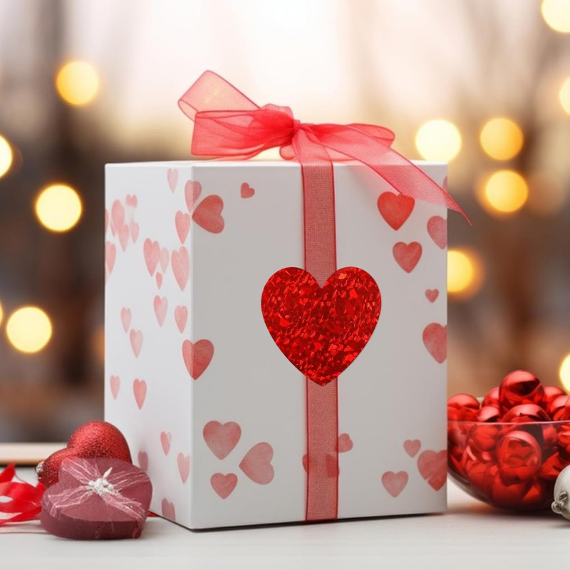 Heart Stickers - 500Pcs Valent - Wedding Envelopes avis et prix