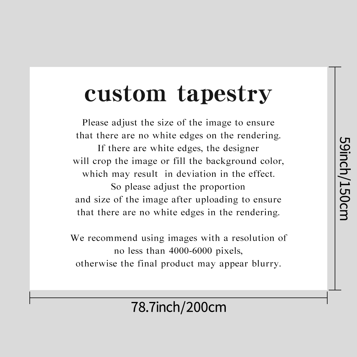 1pc Customized tapestries, cus - Wedding Party Supply avis et prix