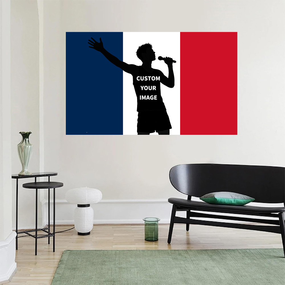 1pc 2D FLAT Personalize France - Wedding Party Supply avis et prix