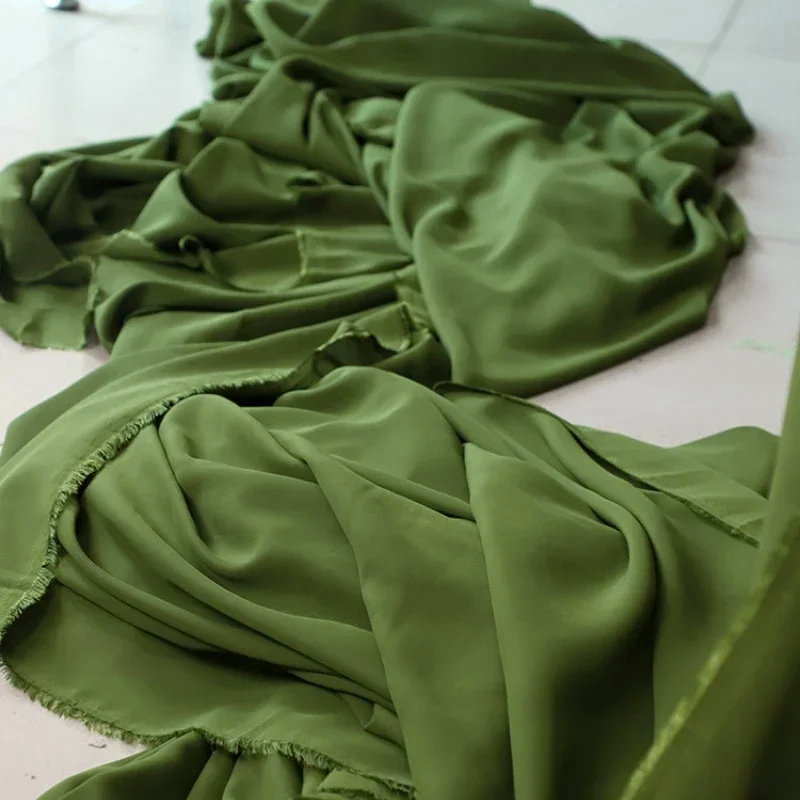 Olive Green Chiffon Fabric Bri - Wedding Backdrop Curtain avis et prix
