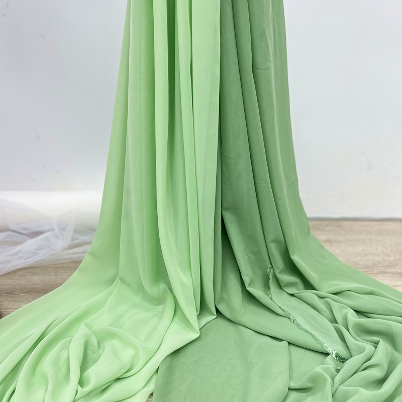 Olive Green Chiffon Fabric Bri - Wedding Backdrop Curtain avis et prix