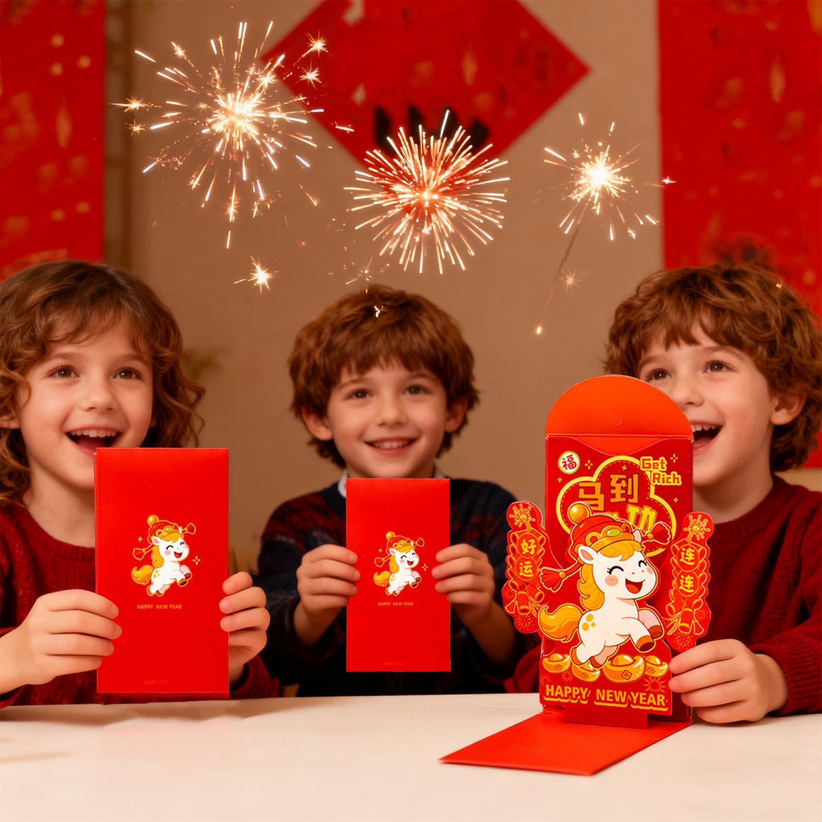 Red Envelopes 2026 3D Lunar Ba - Wedding Envelopes avis et prix