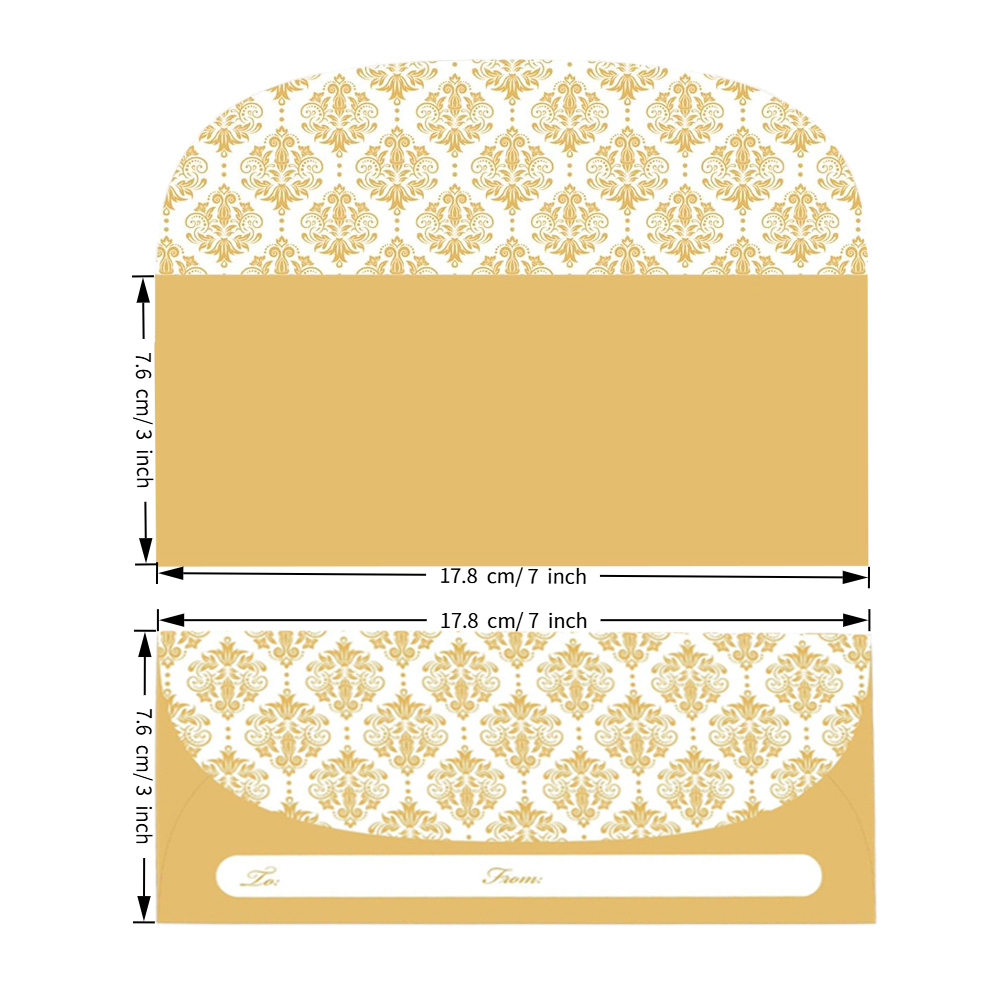25/50 Pcs Cash Gift Envelopes  - Wedding Sutra avis et prix