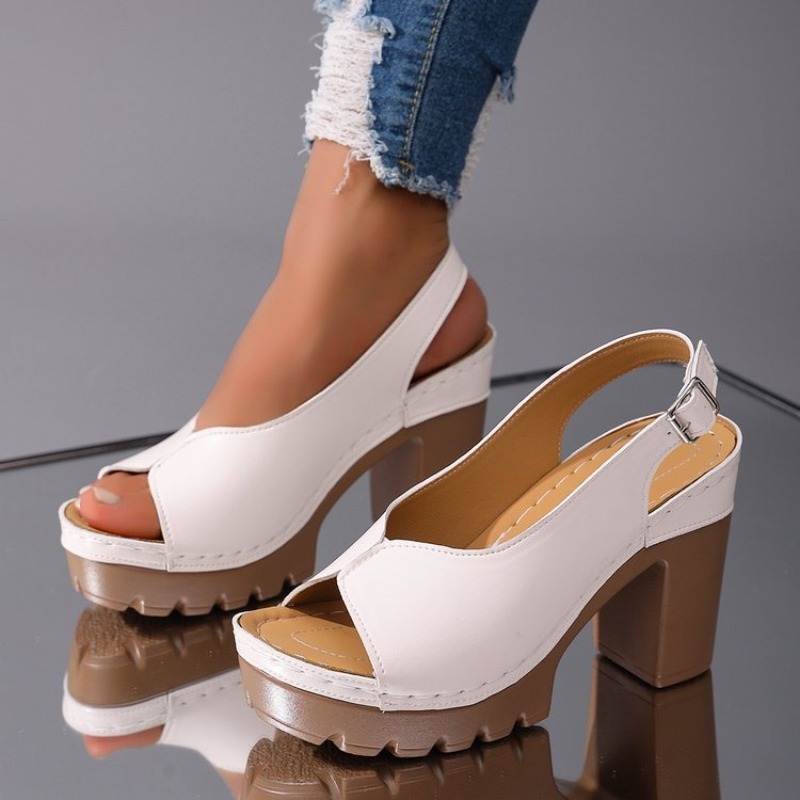 Women's Sandals Chunky High He - Wedding Fx avis et prix