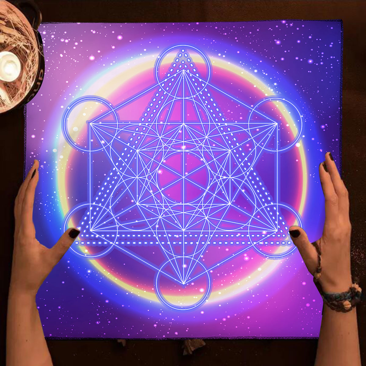 Mandala Flower Of Life Tarot T - Wedding Sutra avis et prix