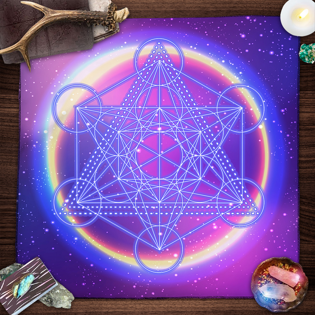Mandala Flower Of Life Tarot T - Wedding Sutra avis et prix