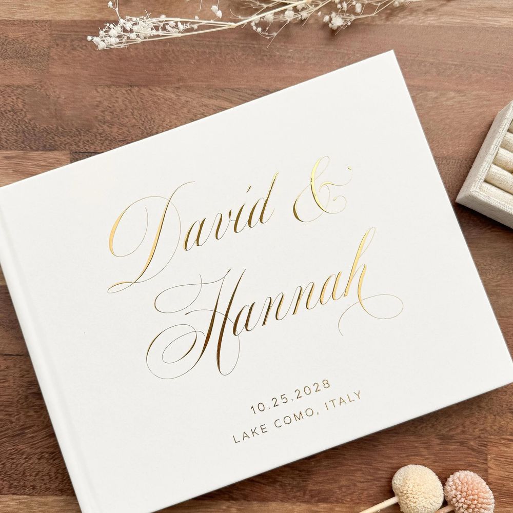 Personalized Wedding Guest Boo - Personalized Guest Book avis et prix