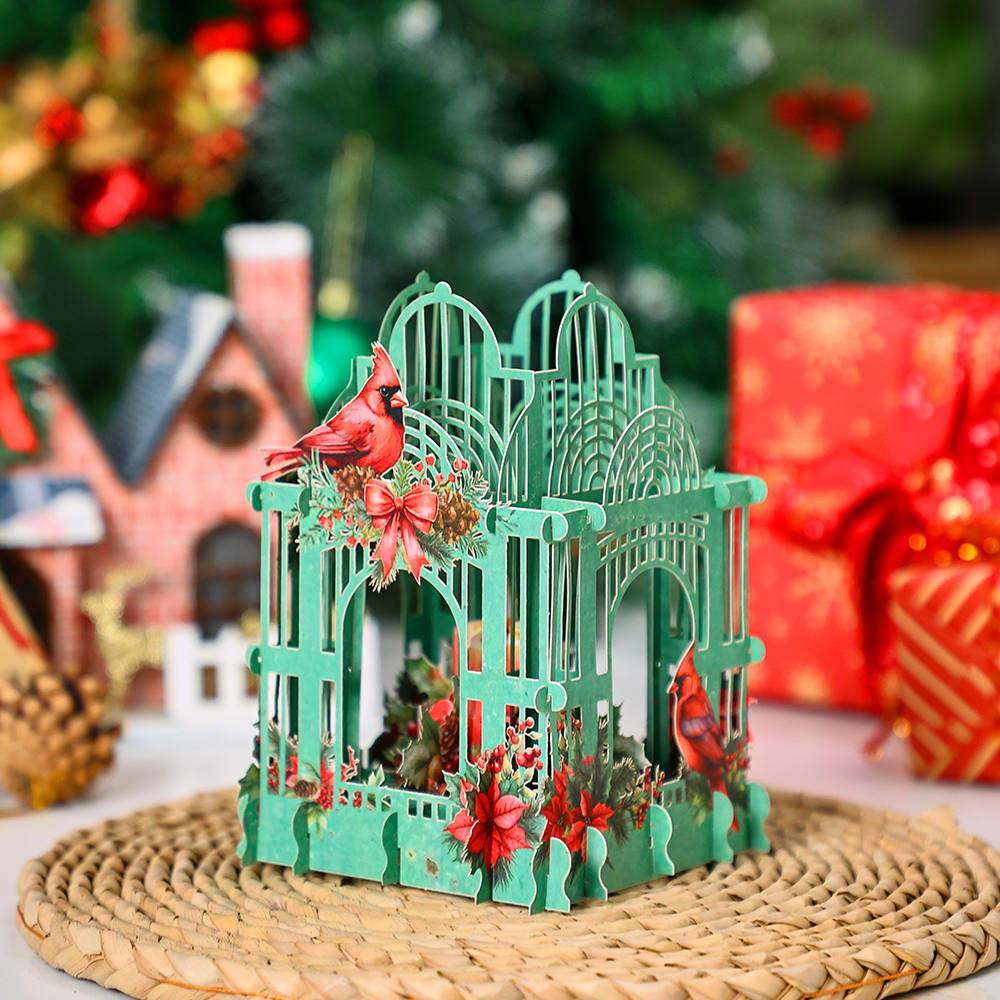 Christmas Poinsettia 3D Box Ca - Wedding Supply Business avis et prix