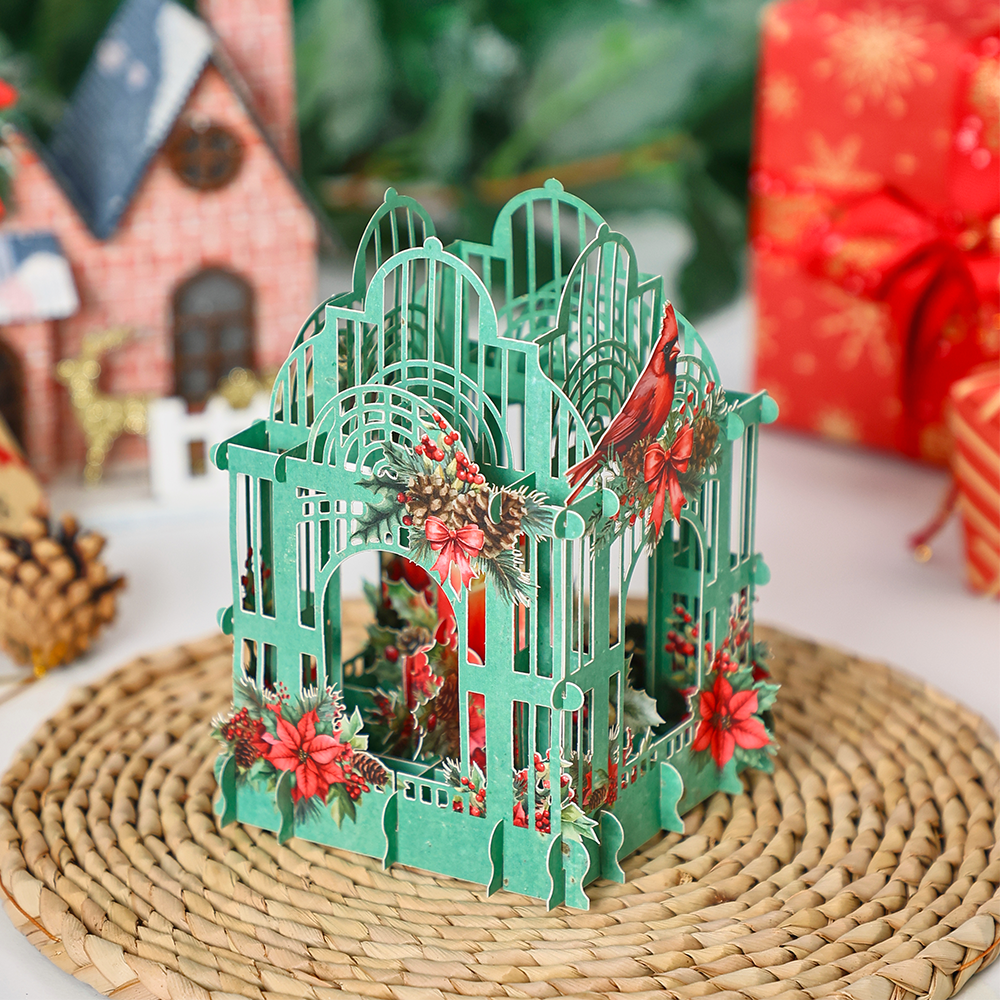 Christmas Poinsettia 3D Box Ca - Wedding Supply Business avis et prix