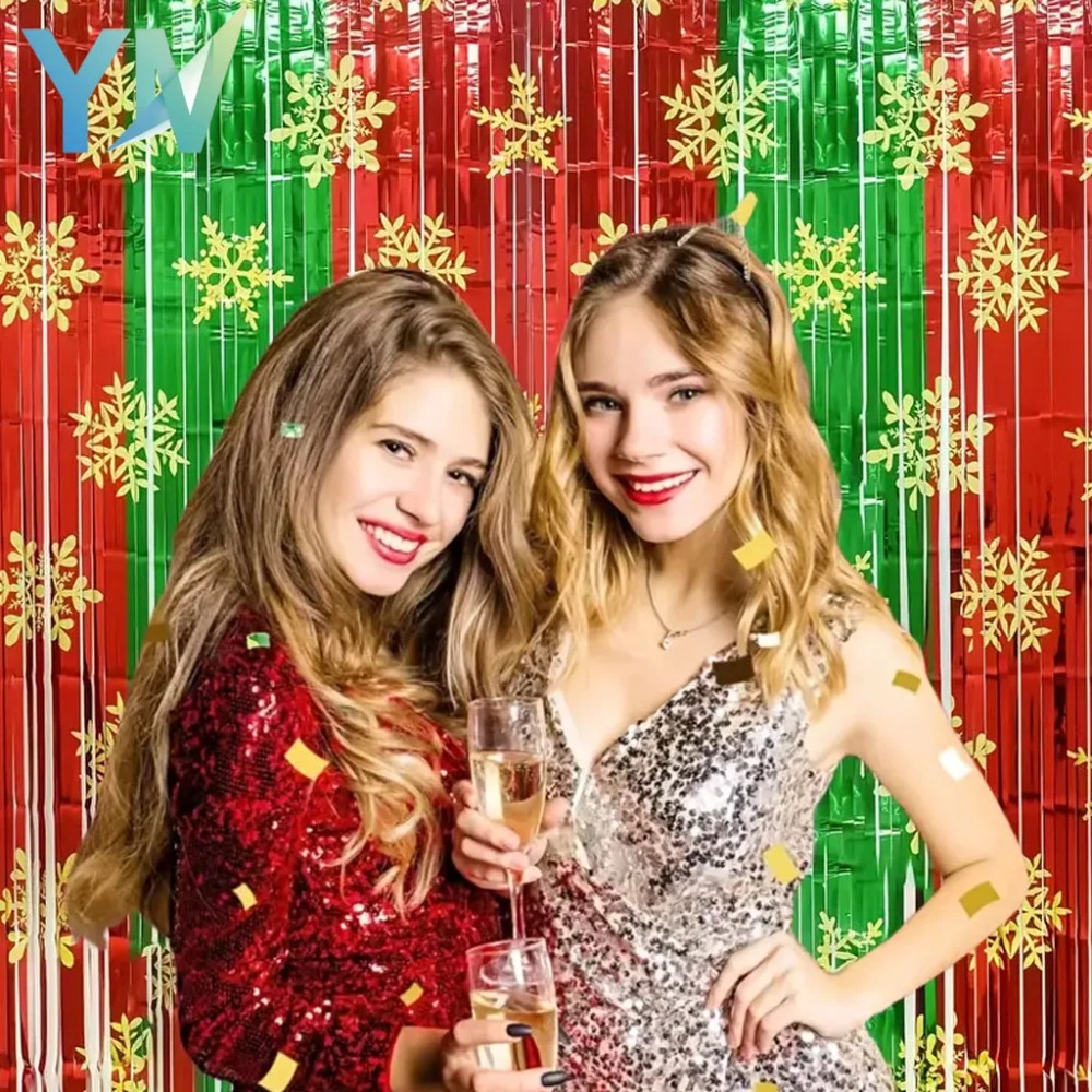 1-10PCS Christmas Snowflake Ta - Wedding Backdrop Curtain avis et prix