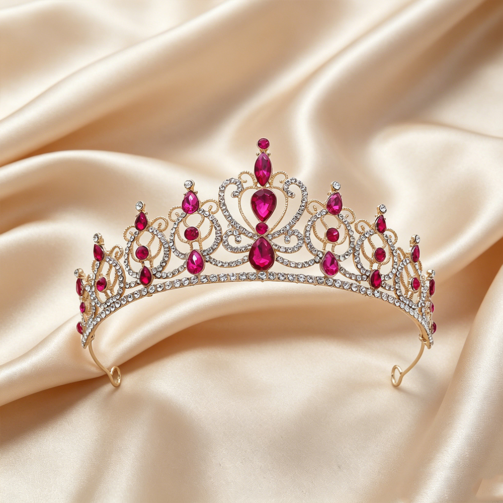 Luxury Vintage Gold Tiara Crow - Wedding Party Supply avis et prix