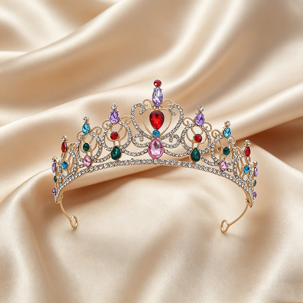 Luxury Vintage Gold Tiara Crow - Wedding Party Supply avis et prix