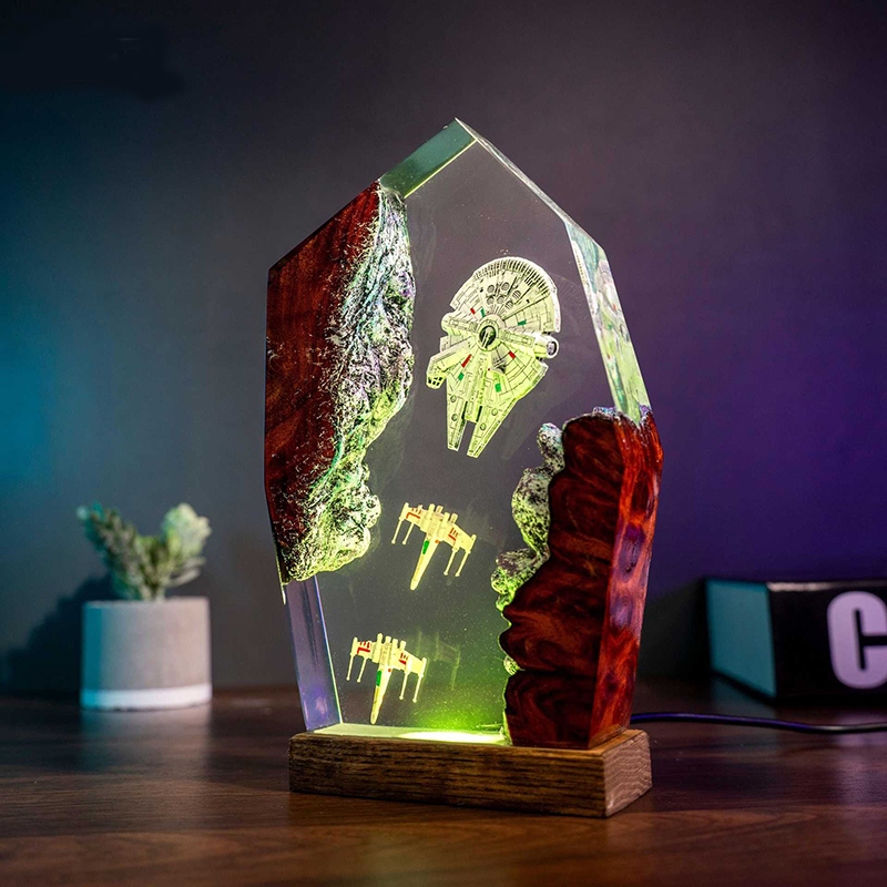 Table Resin Lamp Universe War  - Wedding Party Supply avis et prix