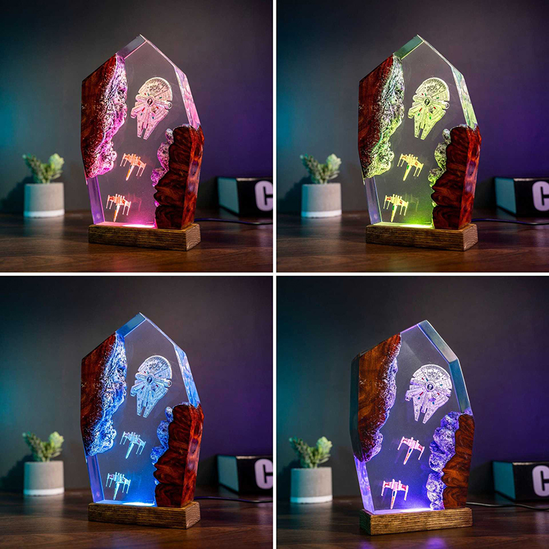 Table Resin Lamp Universe War  - Wedding Party Supply avis et prix