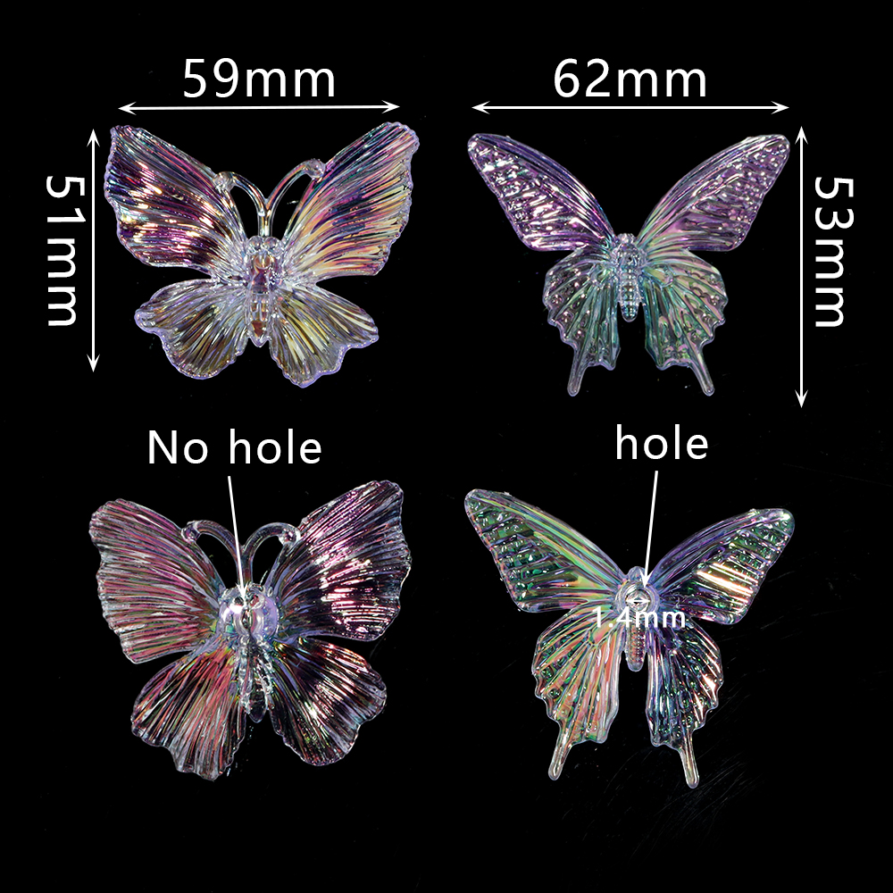 5pcs Acrylic Butterfly Gradien - Wedding Decoration Supply avis et prix