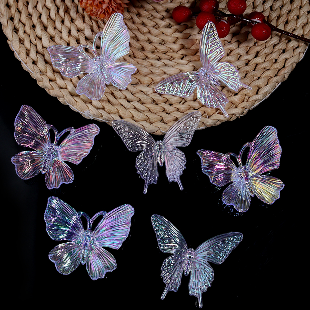 5pcs Acrylic Butterfly Gradien - Wedding Decoration Supply avis et prix
