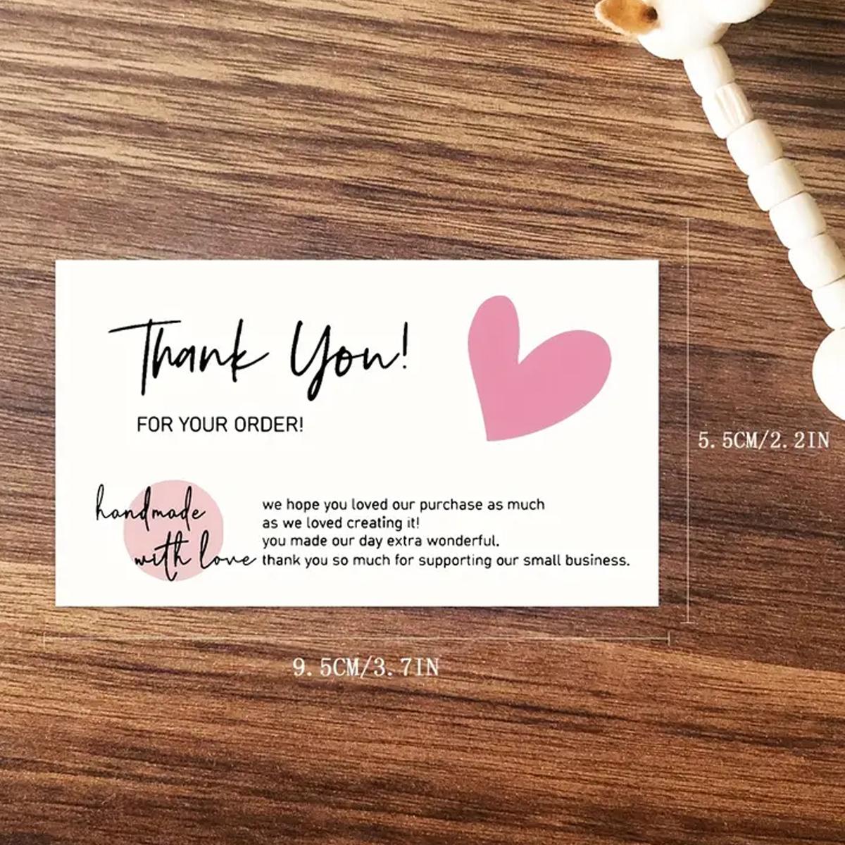 50pcs Thank You Card Exquisite - Wedding Supply Business avis et prix