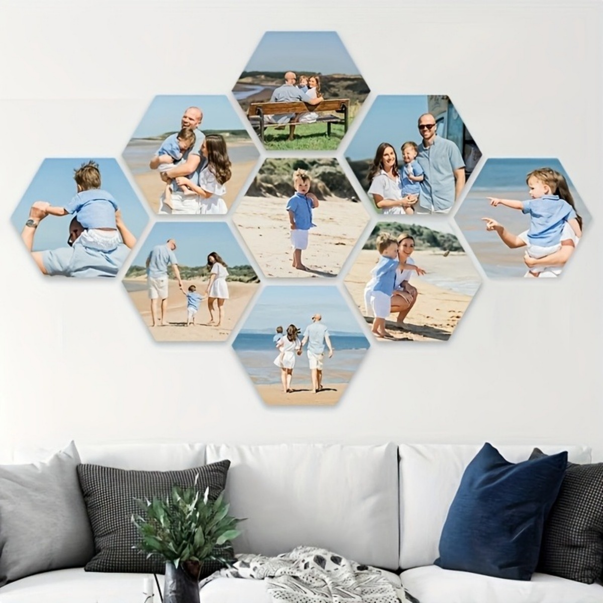Custom Wall Decor — Modern Hex - Wedding Party Supply avis et prix