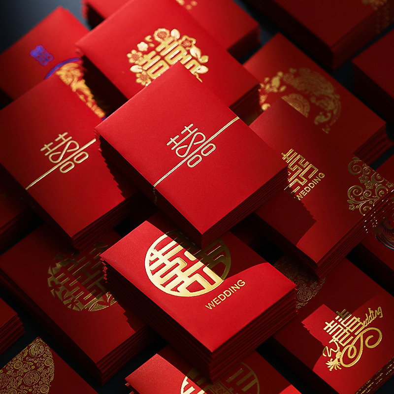 50pcs Chinese New Year Red Env - Wedding Envelopes avis et prix