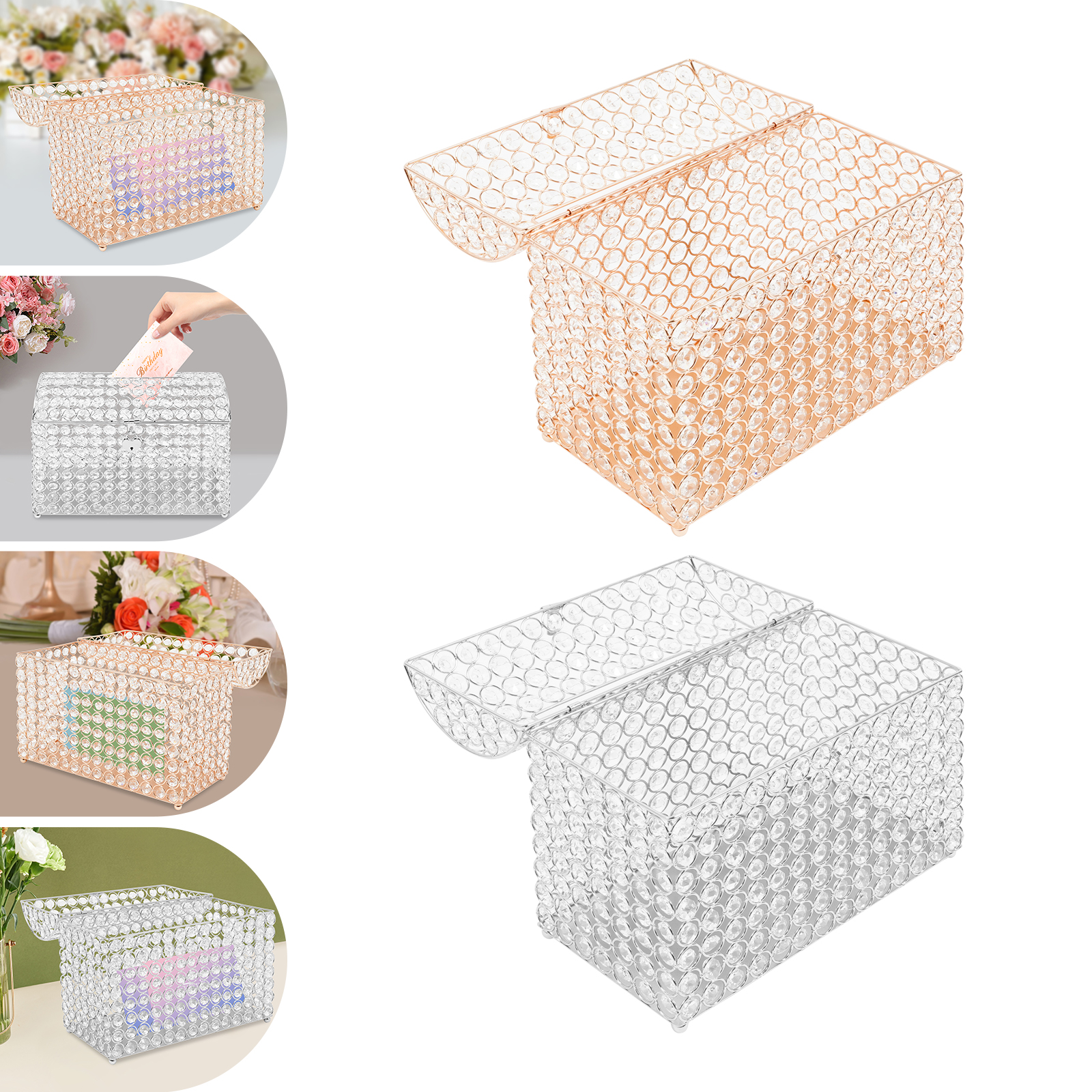 Wedding Card Box w/ Lock Weddi - Wedding Supply Business avis et prix