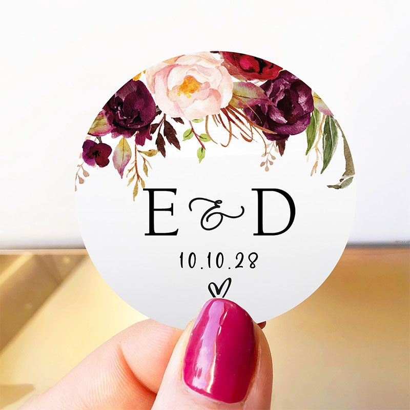 Personalized Floral Monogram W - Wedding Envelopes avis et prix