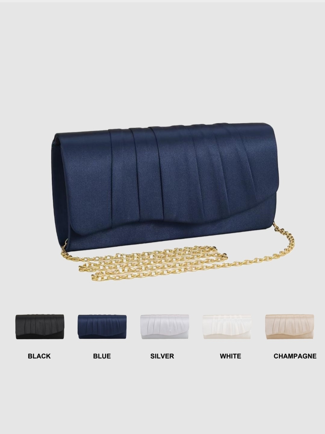 Ladies Dinner Bag Pleated Soli - Wedding Envelopes avis et prix