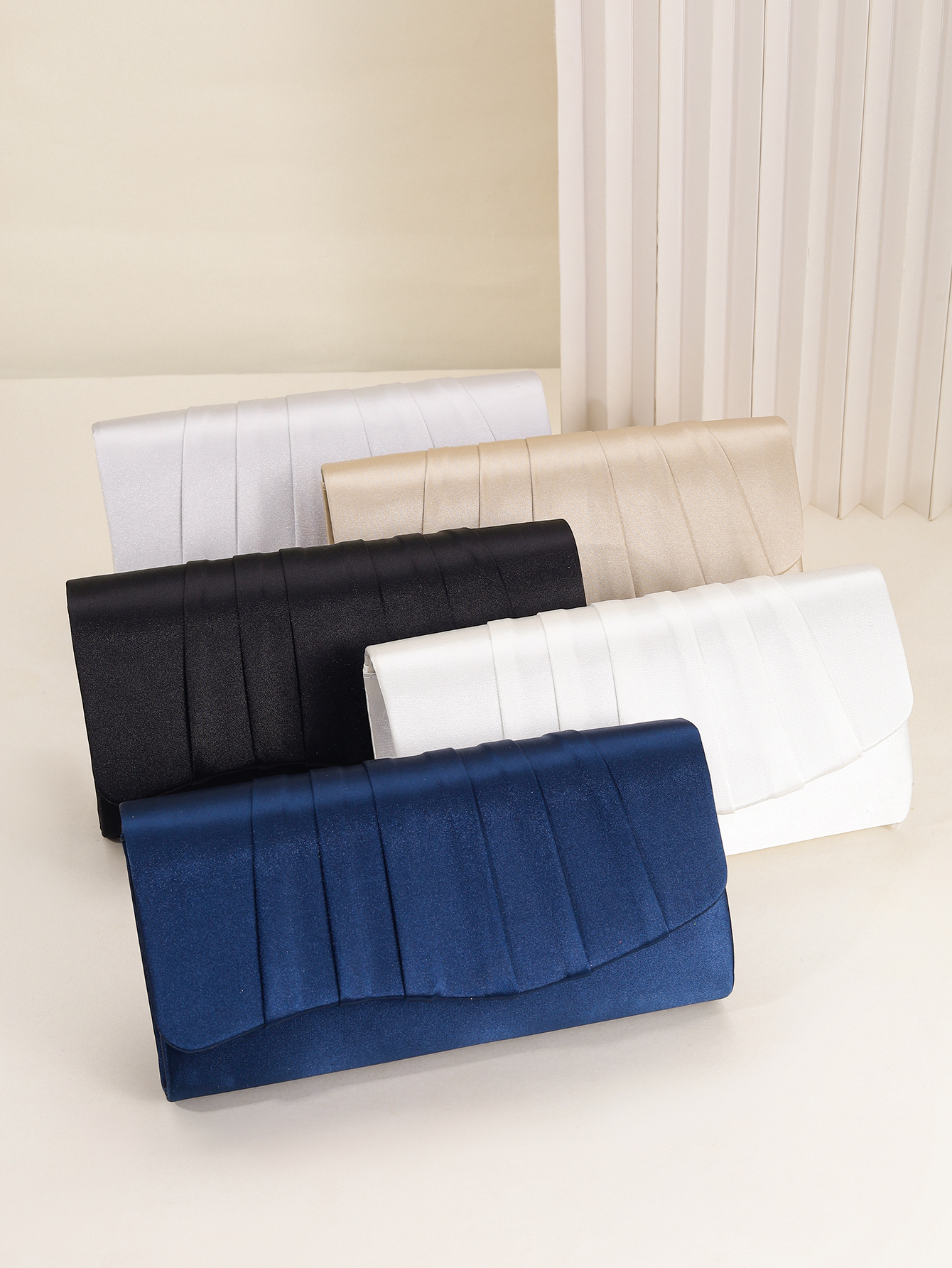 Ladies Dinner Bag Pleated Soli - Wedding Envelopes avis et prix