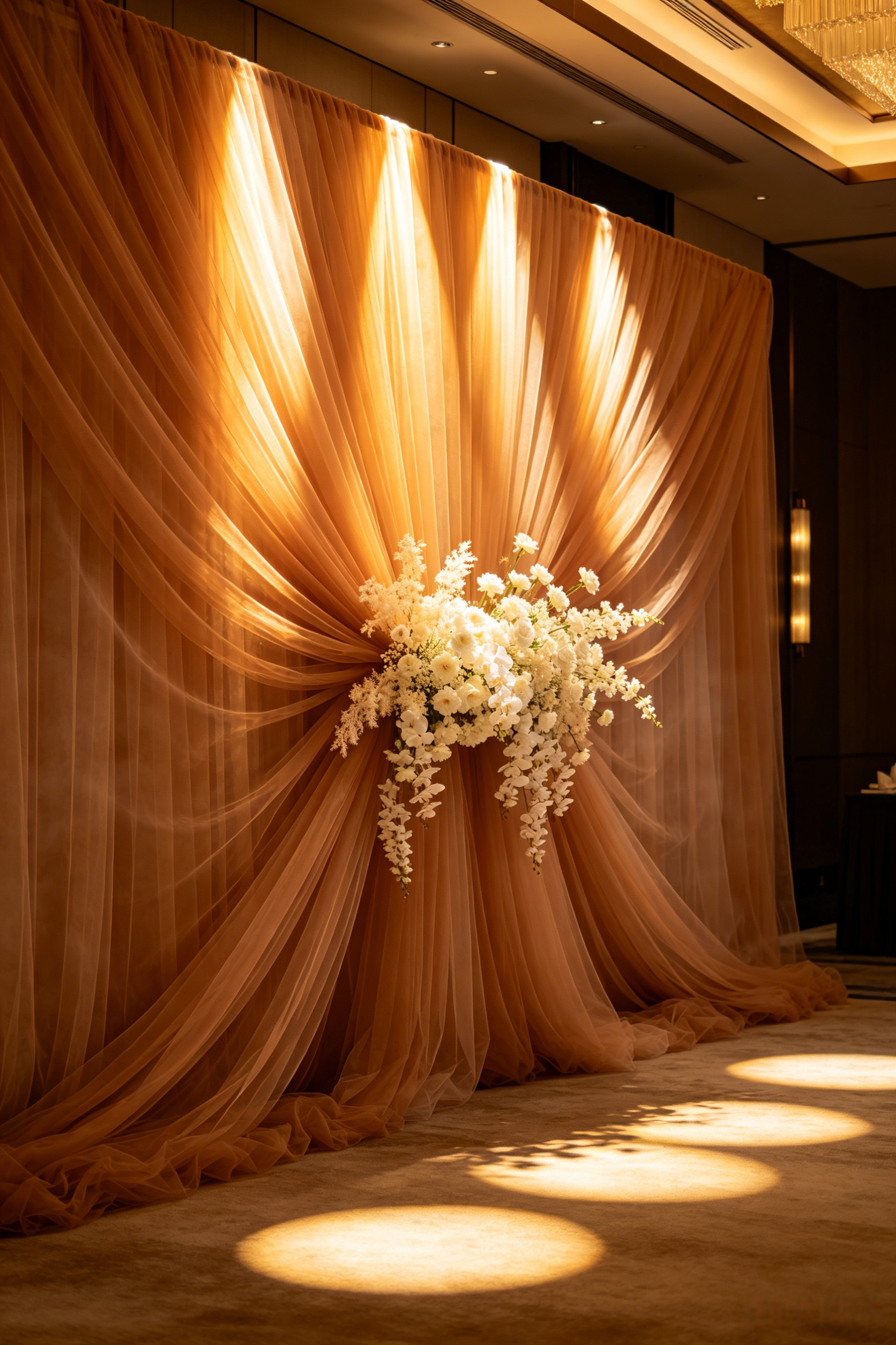 Soft Tulle Mesh Fabric Many Co - Wedding Backdrop Curtain avis et prix