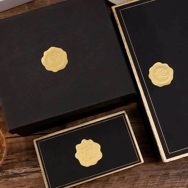 25/100Pcs Gold Embossed Heart  - Wedding Envelopes avis et prix