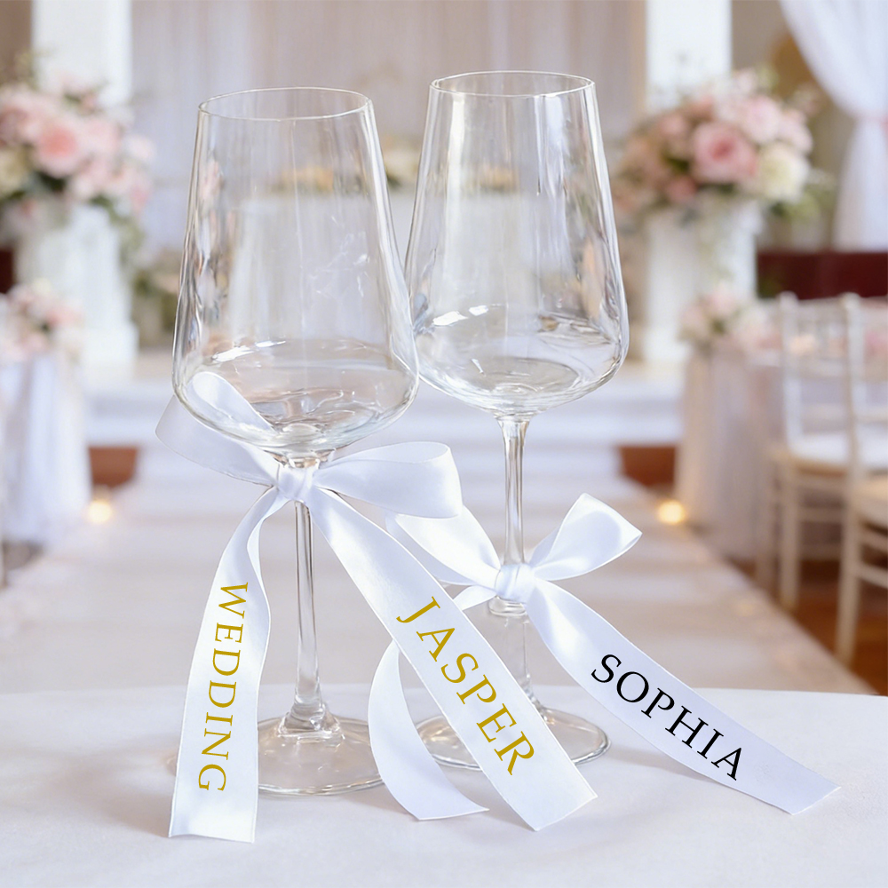 Custom Ribbon Customizable Per - Wedding Party Supply avis et prix