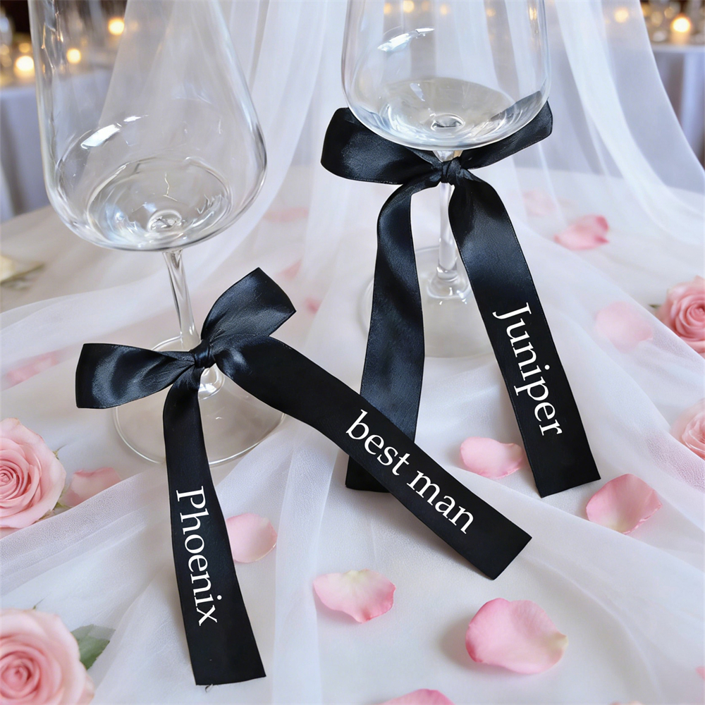 Custom Ribbon Customizable Per - Wedding Party Supply avis et prix