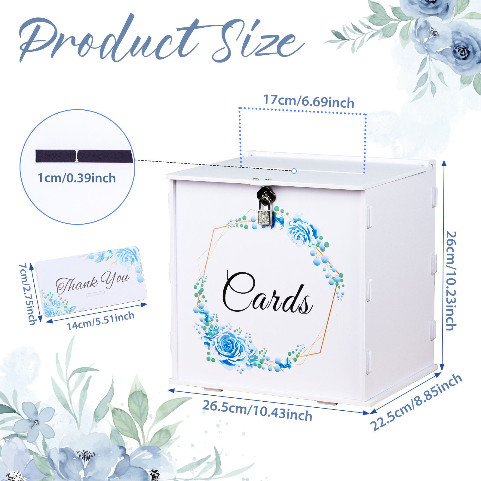 White Wedding Card Box for Rec - Wedding Sutra avis et prix