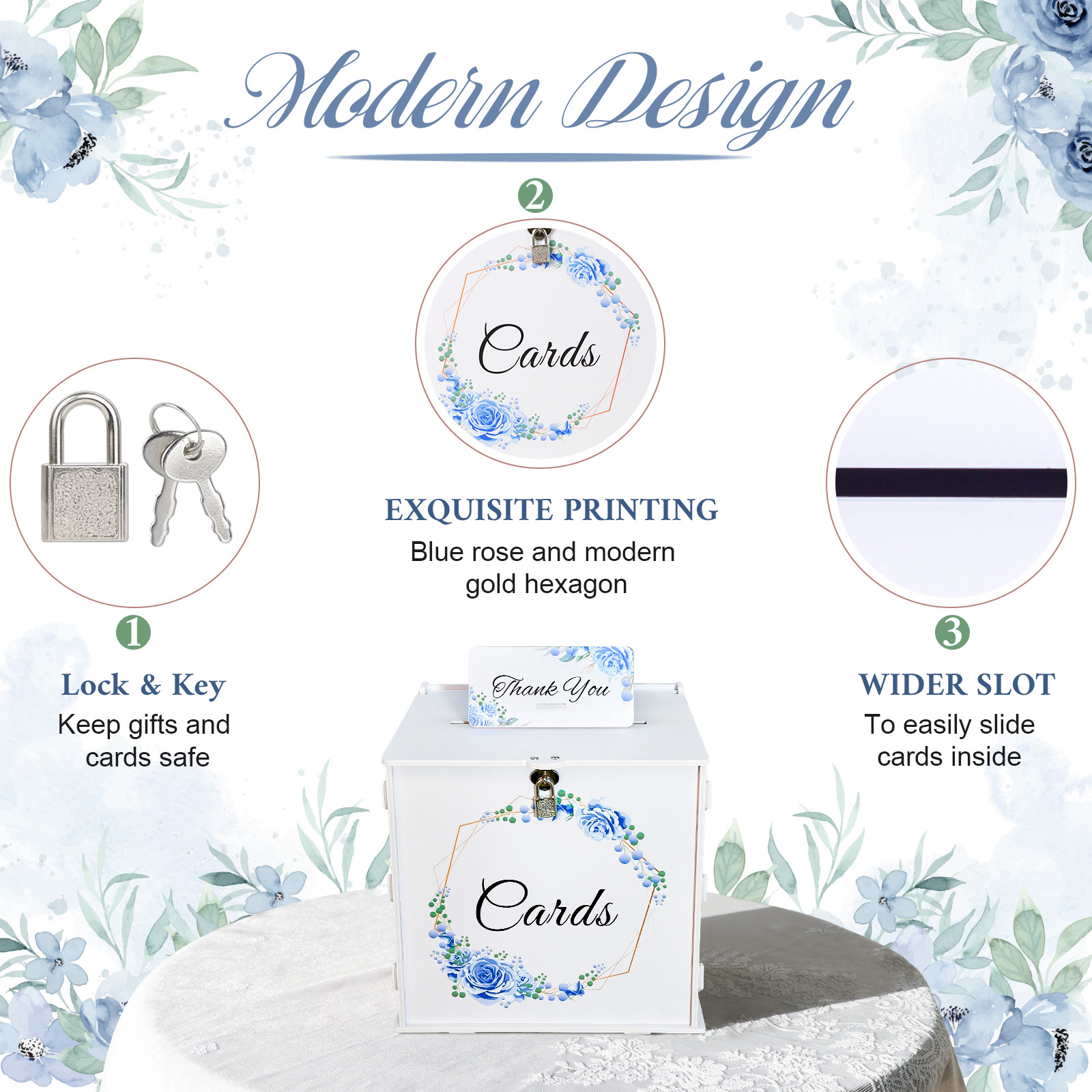 White Wedding Card Box for Rec - Wedding Sutra avis et prix