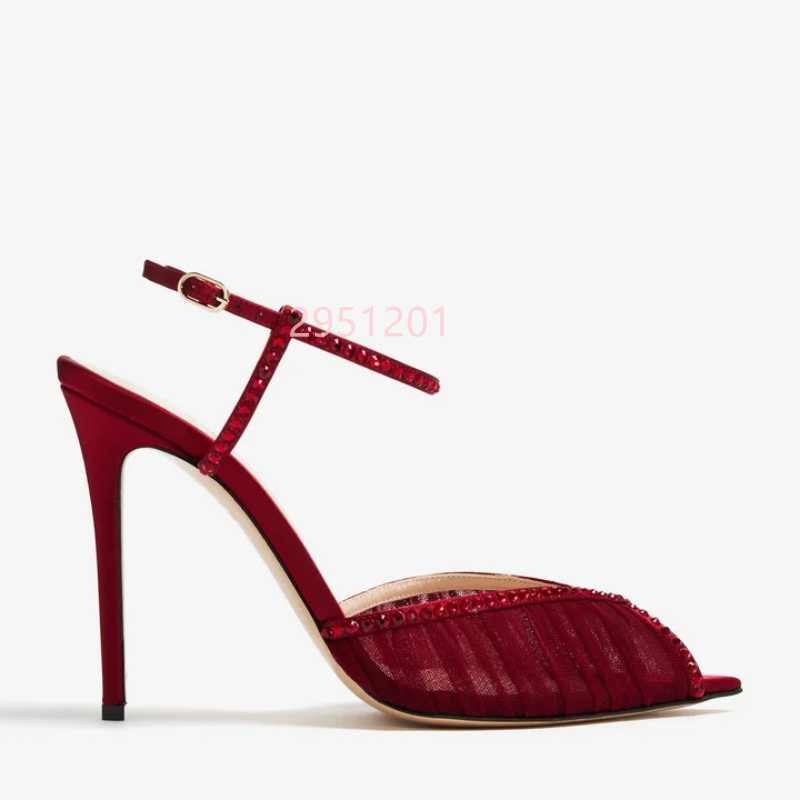 Peep Toe Mesh Pumps Buckles St - Wedding Fx avis et prix