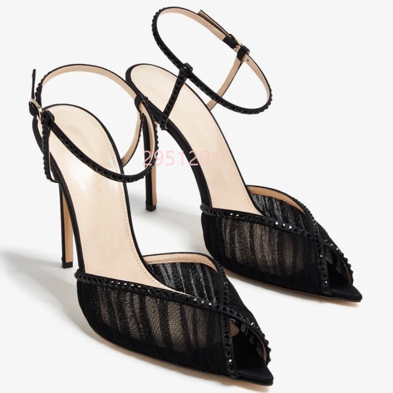 Peep Toe Mesh Pumps Buckles St - Wedding Fx avis et prix