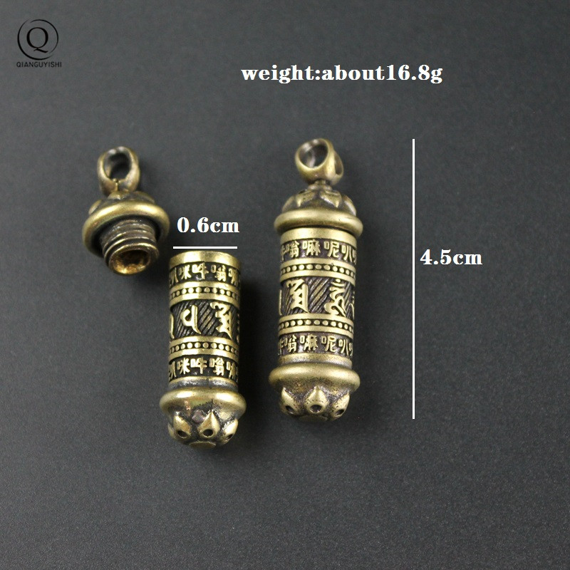 Brass Buddha GuanYin Sutra Cyl - Wedding Sutra avis et prix