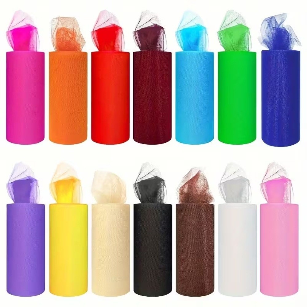 Multi-clolor Tulle Mesh Ribbon - Wedding Backdrop Curtain avis et prix
