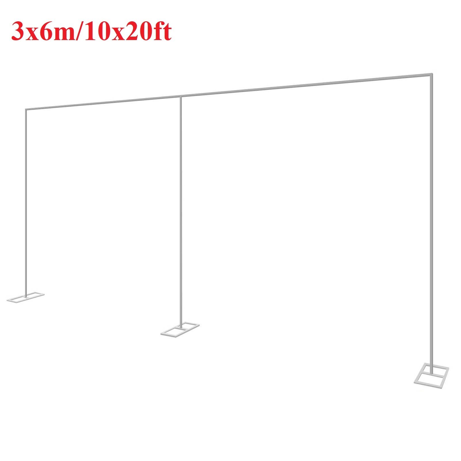 3x6m/10x20ft Metal Wedding Arc - Wedding Backdrop Curtain avis et prix
