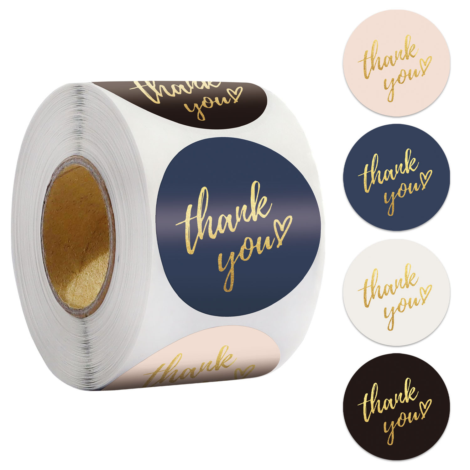 50-500pcs 1inch Blue Thank You - Wedding Sutra avis et prix