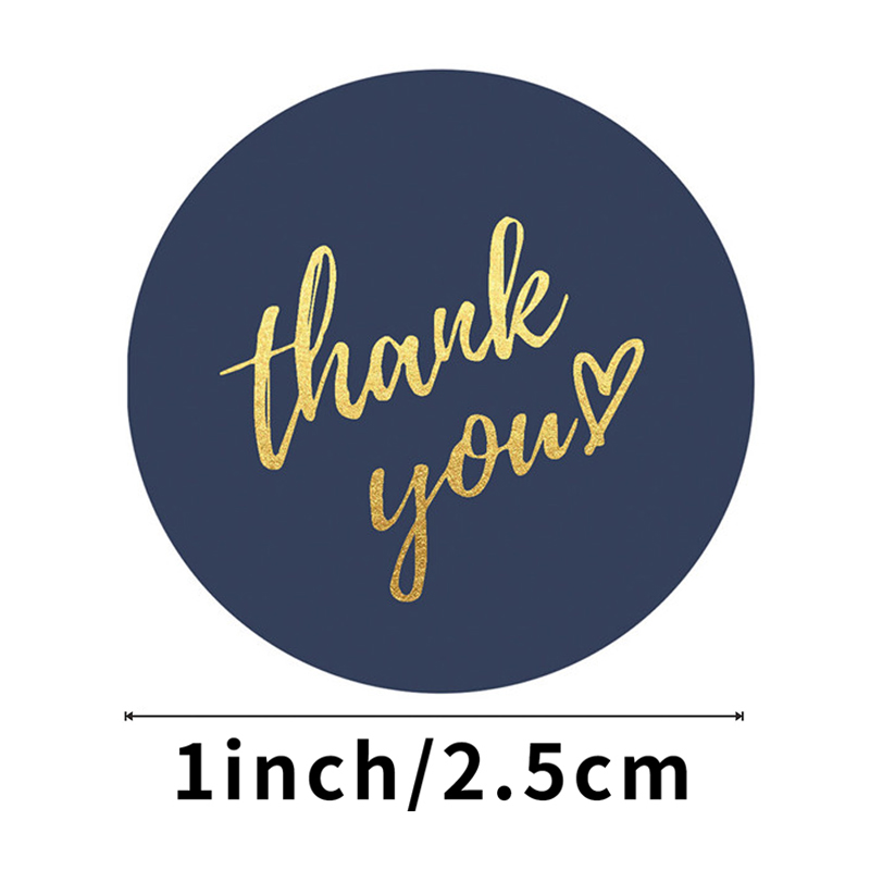 50-500pcs 1inch Blue Thank You - Wedding Sutra avis et prix