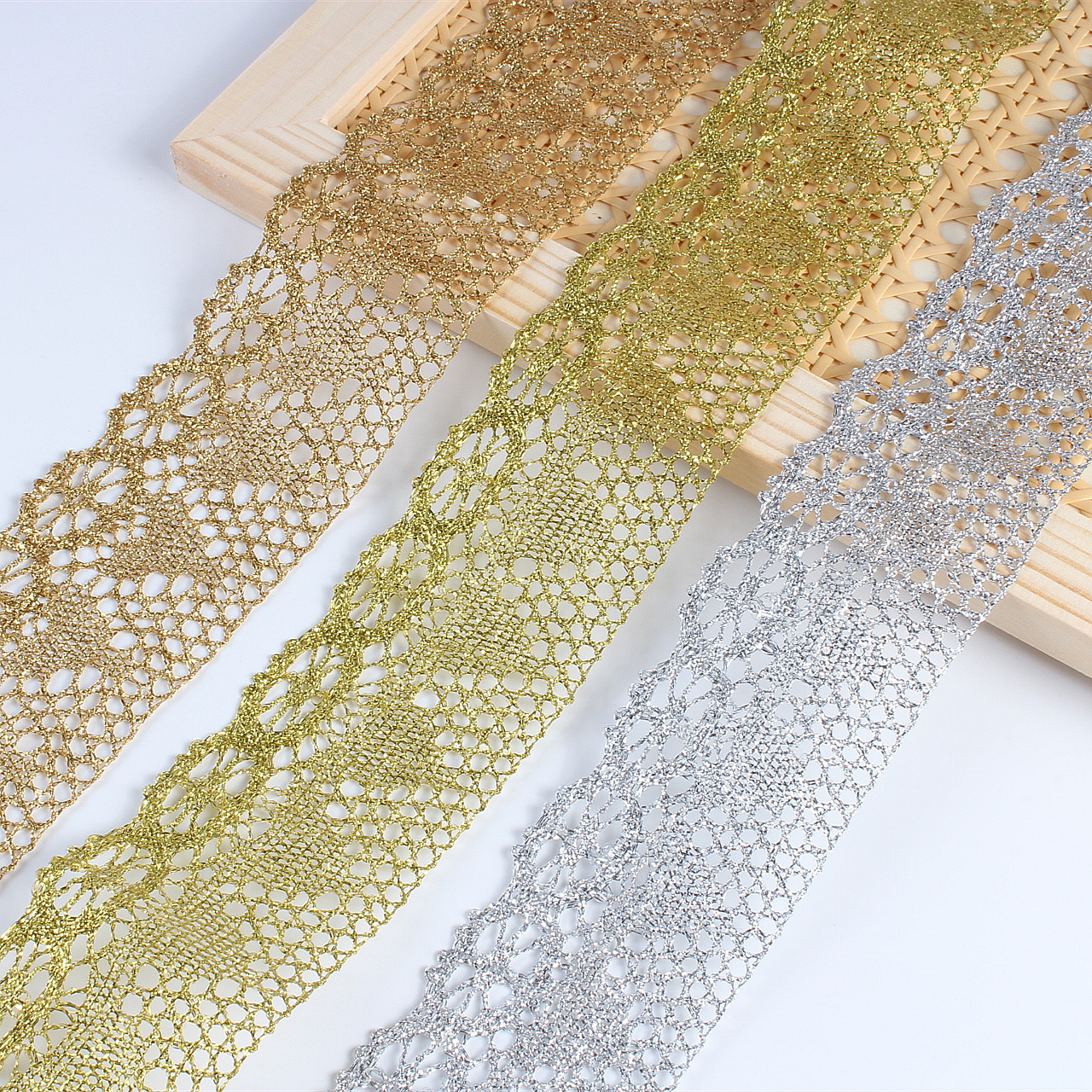 5cm wide, 10yards Gold Thread  - Supplier Wedding avis et prix