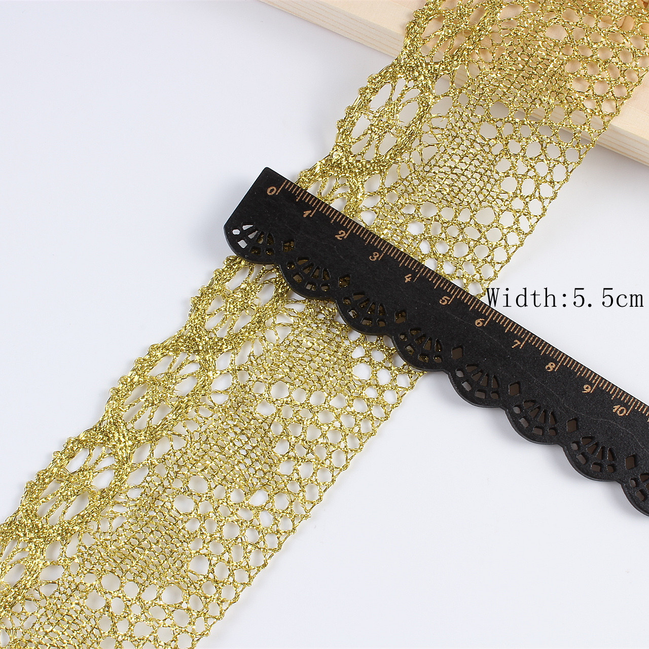 5cm wide, 10yards Gold Thread  - Supplier Wedding avis et prix